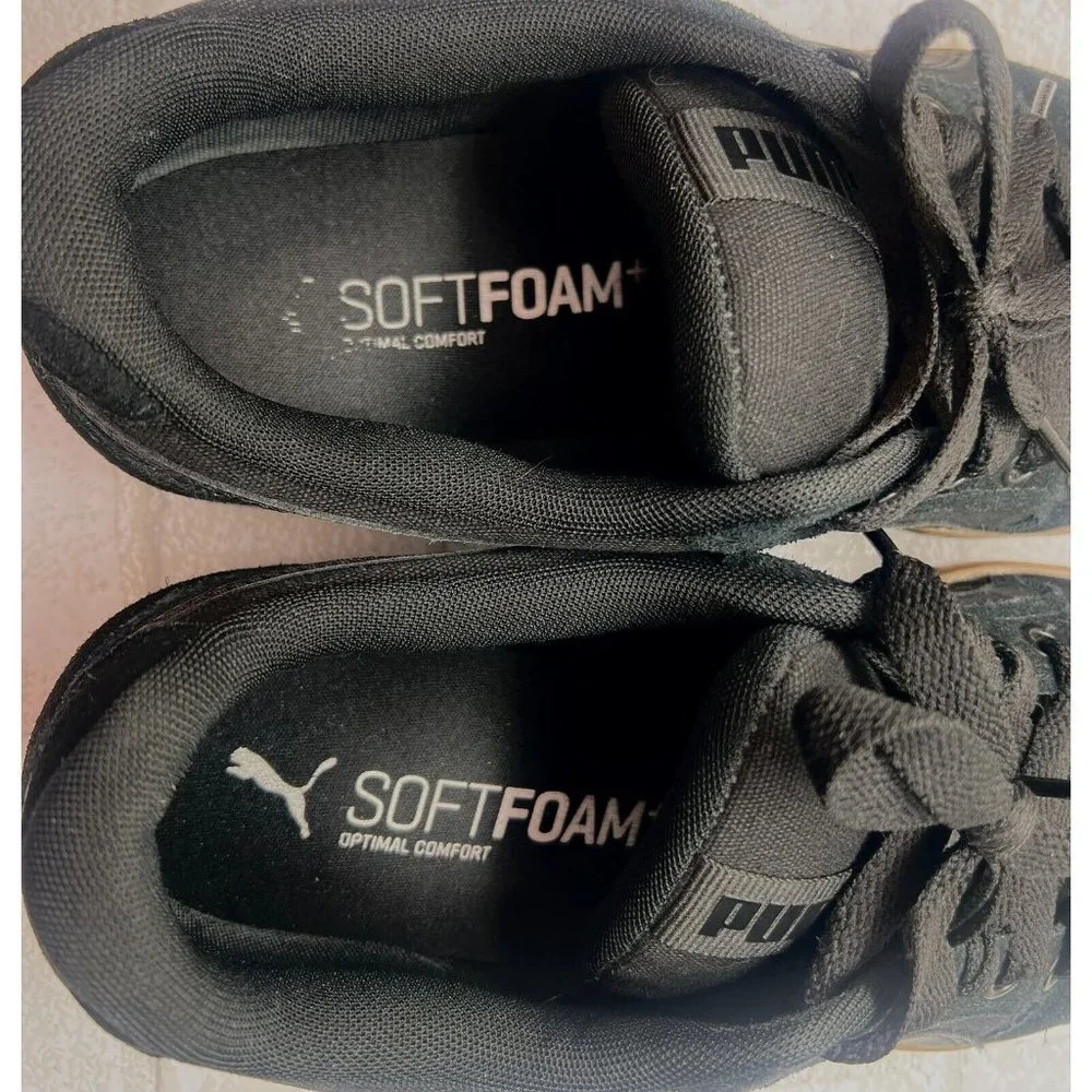 Puma CRey Lace Up  Mens Sz 12 Black Sneakers Casual Shoe 382880-05 - Picture 6 of 9